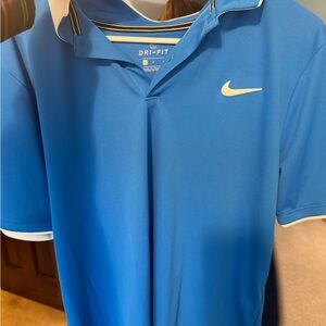 Nike Men's Blue Polo Shirt